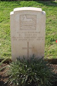Ismailia War Memorial Cemetery - Conley, Bertie